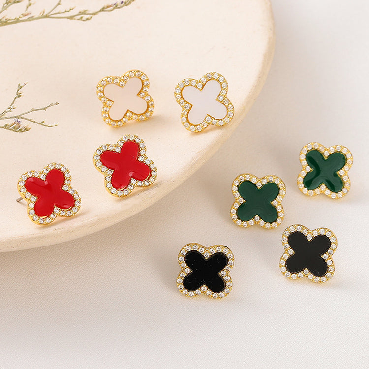 Lucky Clover Necklaces&Earrings