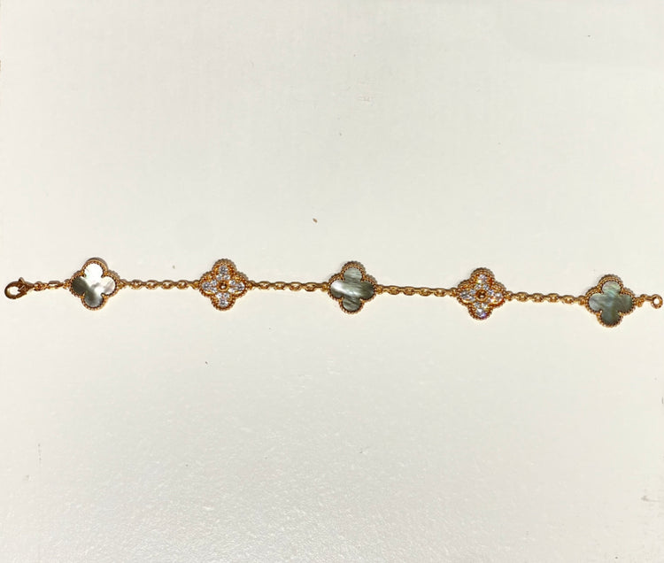 S925 Clover Charm Bracelets