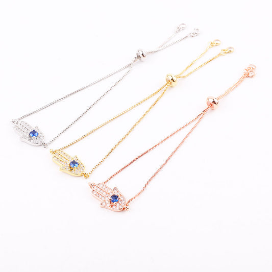 Thin Rope Hamsa Hand