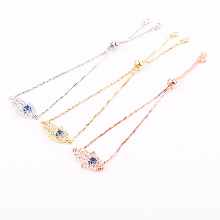 Thin Rope Hamsa Hand