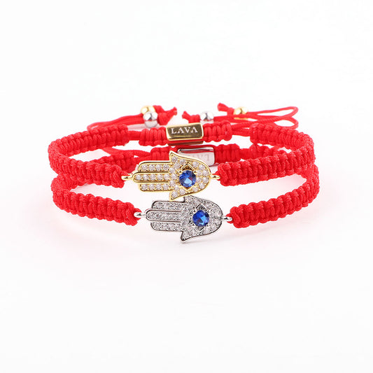Red Rope Hamsa Hand