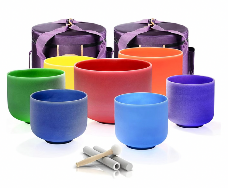 432 Hz 7 Chakra Singing Sound Bowls