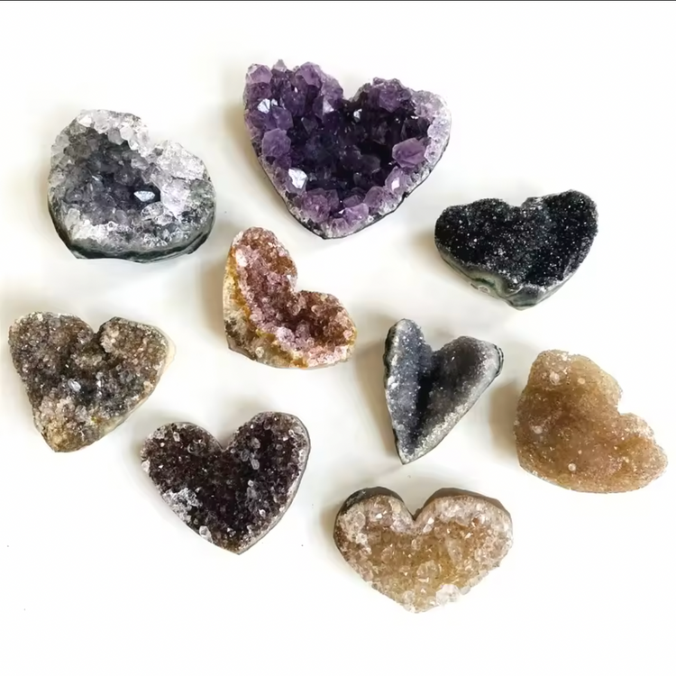 Amethyst Polished Heart Shape