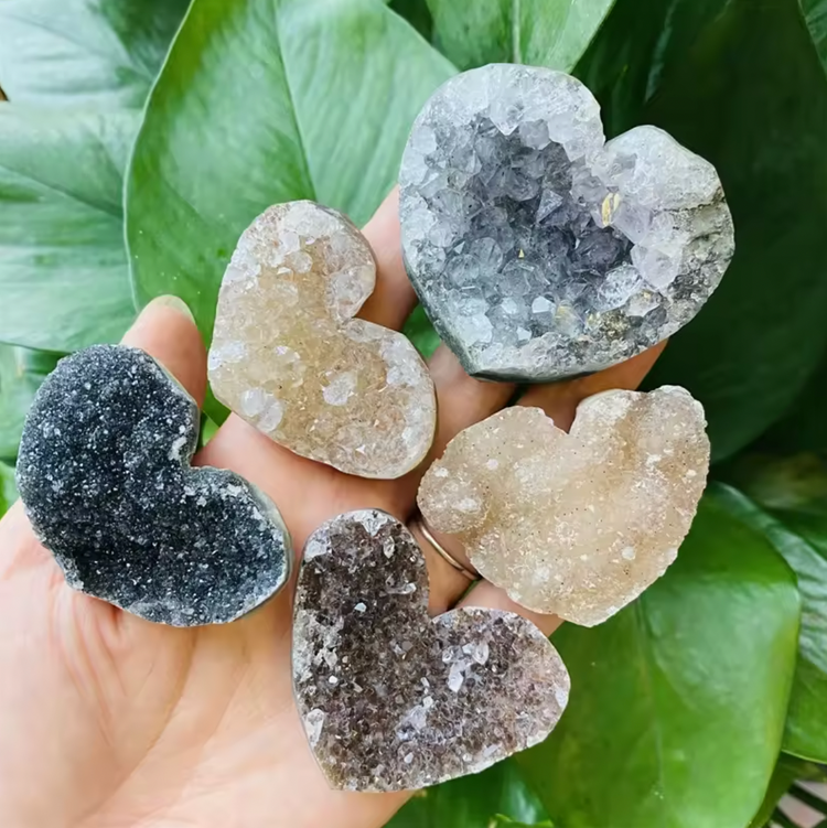 Amethyst Polished Heart Shape