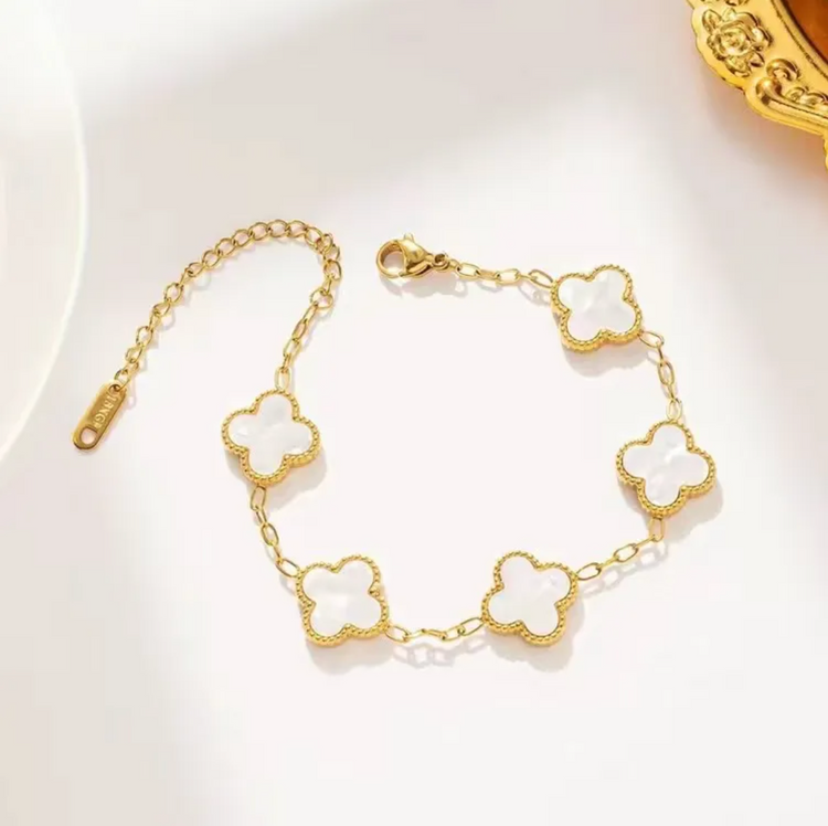 Lucky Clover Charm Bracelet