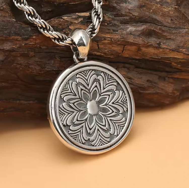 S925 Vintage Lion Necklace Pendant