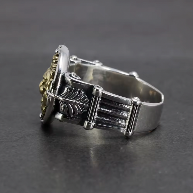 S925 Lion Ring Adjustable