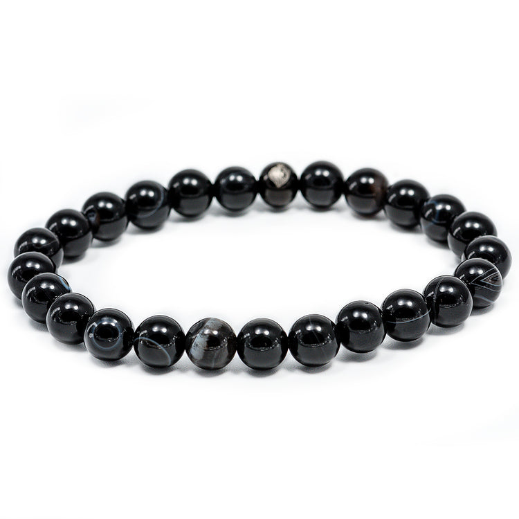 8mm BLACK OBSIDIAN