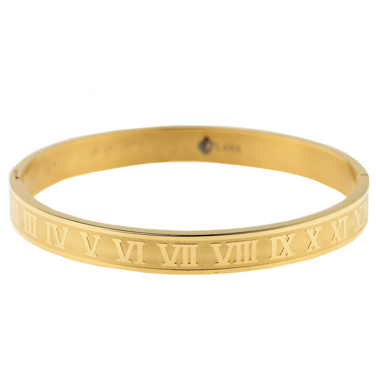 Roman Numerals Timeless Piece Bangle