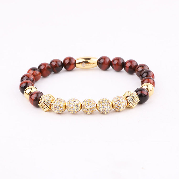 HALF ICED OUT TIGERS EYE