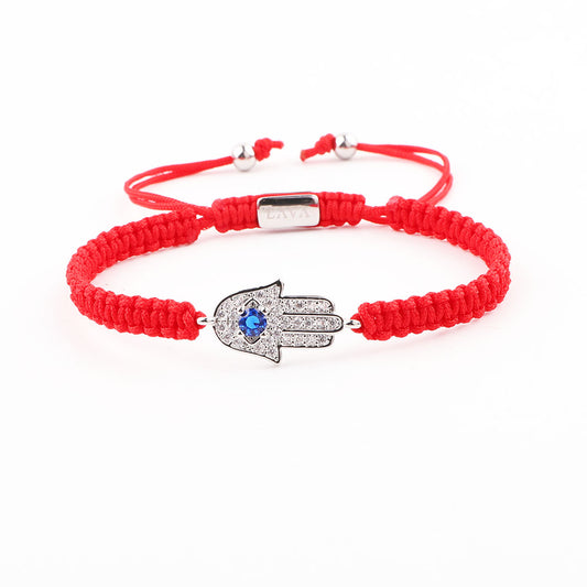 Red Rope Hamsa Hand