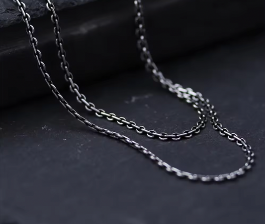 2mm S925 Thai Vintage Chain Necklace
