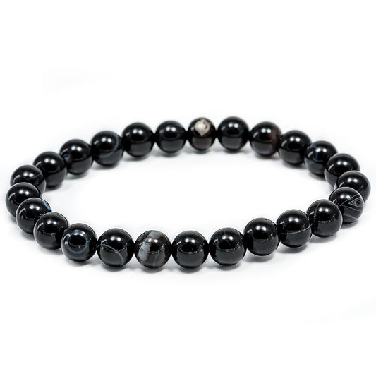 8mm BLACK OBSIDIAN