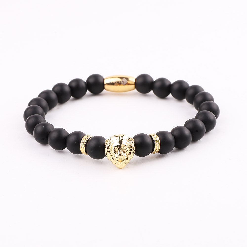 GOLDEN ONYX LION